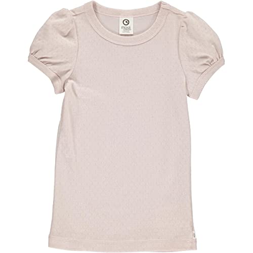 Müsli by Green Cotton Girl's Pointel s/s T T-Shirt, Rose Moon, 104 von Müsli by Green Cotton