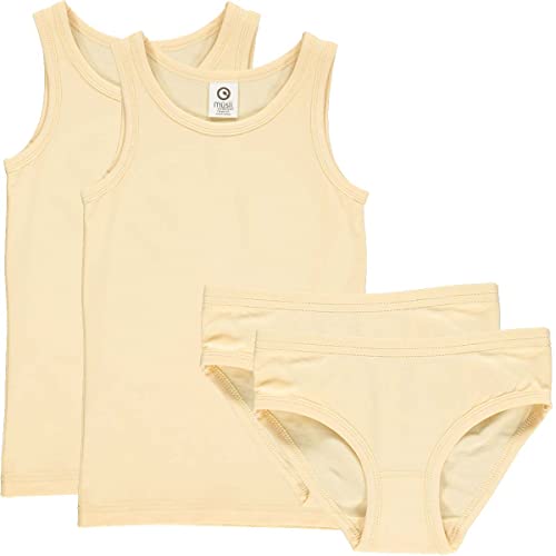 Müsli by Green Cotton Girl's Set Brief Girl 2-Pack Underwear, Calm Yellow, 110 von Müsli by Green Cotton