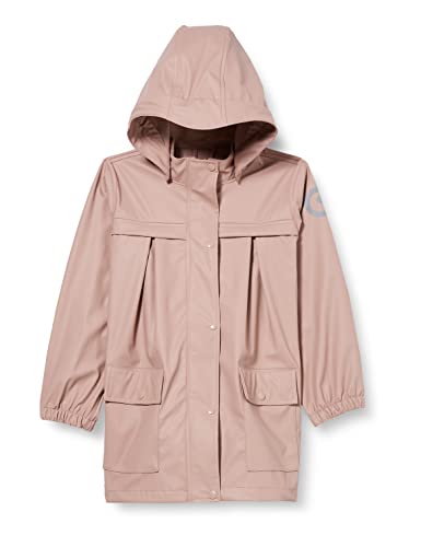 Müsli by Green Cotton Girls Rainwear Jacket Long Regenjacke, Rose Wood, 116 von Müsli by Green Cotton