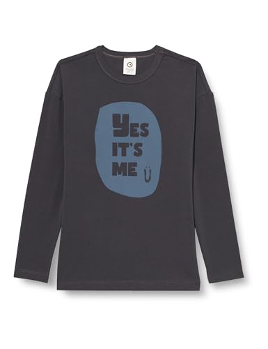 Müsli by Green Cotton Jungen Cozy Me Yes L/S T-Shirt, Mystery Blue, 104 EU von müsli