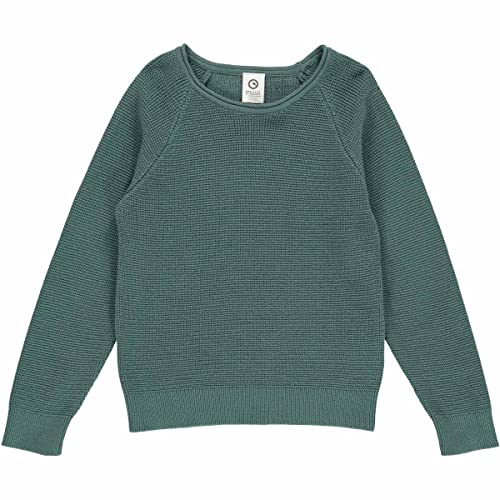 Müsli by Green Cotton Jungen Knit Raglan Pullover Sweater, Pine, 110 EU von Müsli by Green Cotton
