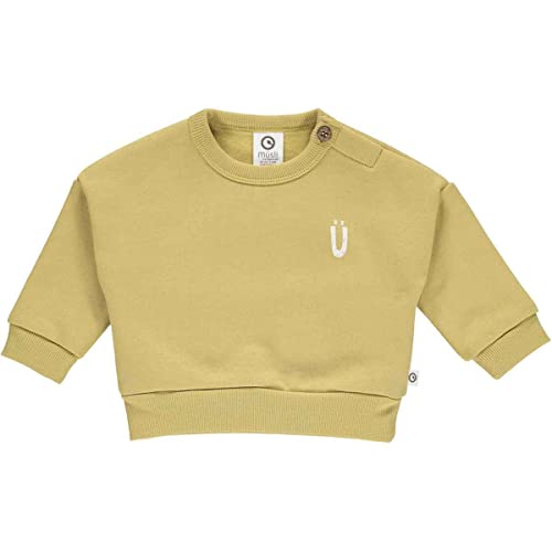 Müsli by Green Cotton Jungen Sweatshirt Baby Pullover Sweater, Moss, 92 EU von Müsli by Green Cotton