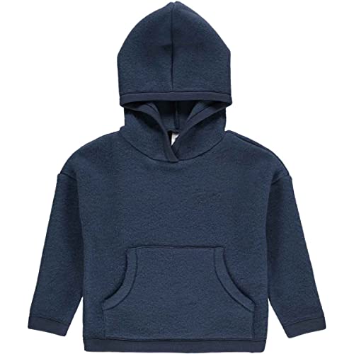 Müsli by Green Cotton Jungen Woolly Fleece Hoodie Hooded Sweatshirt, Night Blue, 116 EU von Müsli by Green Cotton