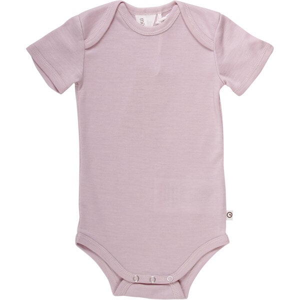 Müsli by Green Cotton Kurzarm Body Wolle Seide rose | Bio GOTS zertifiziert | Müsli von Müsli by Green Cotton