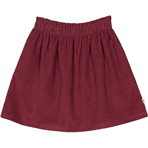 Müsli by Green Cotton Mädchen Corduroy Frill Skirt, Fig, 104 EU von Müsli by Green Cotton