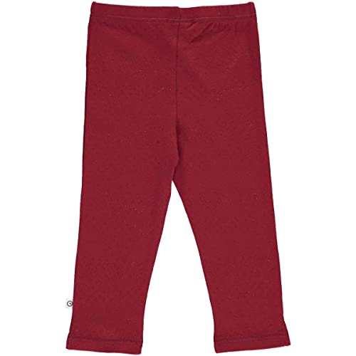 Müsli by Green Cotton Mädchen Pointel 3/4 Leggings Casual Pants, Berry Red, 110 Slim EU von Müsli by Green Cotton