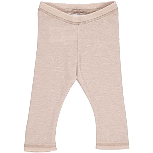 Müsli by Green Cotton Mädchen Woolly Baby Leggings, Spa Rose, 80 EU von Müsli by Green Cotton