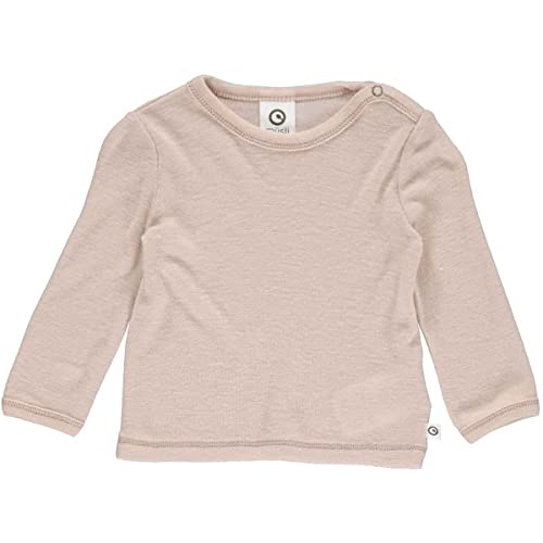 Müsli by Green Cotton Mädchen Woolly L/S Baby T Shirt, Spa Rose, 56 EU von Müsli by Green Cotton