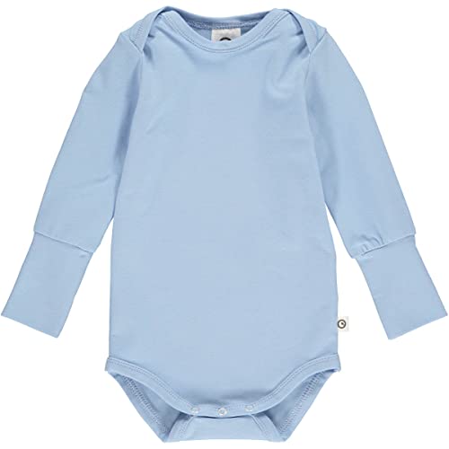 Müsli by Green Cotton Unisex Baby Cozy me l/s Body and Toddler Training Underwear, Sky, 68 von Müsli by Green Cotton