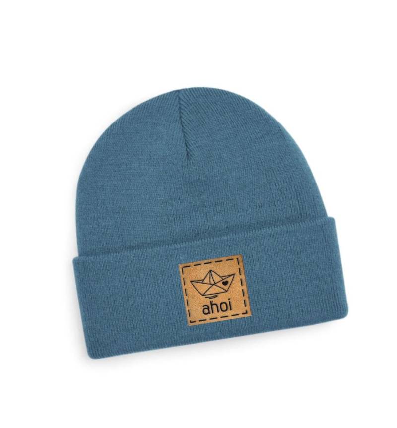 Mütz Dir Eine - Beanie Mütze | Papierschiff Ahoi | Mü23 von MuetzDIREINE