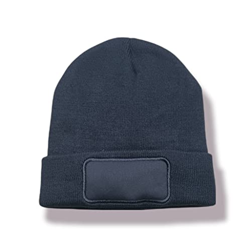 Beanie Mütze selbst gestalten, Personalisieren, mit ihrem Namen/Logo (Schwarz) von Mützenfritze