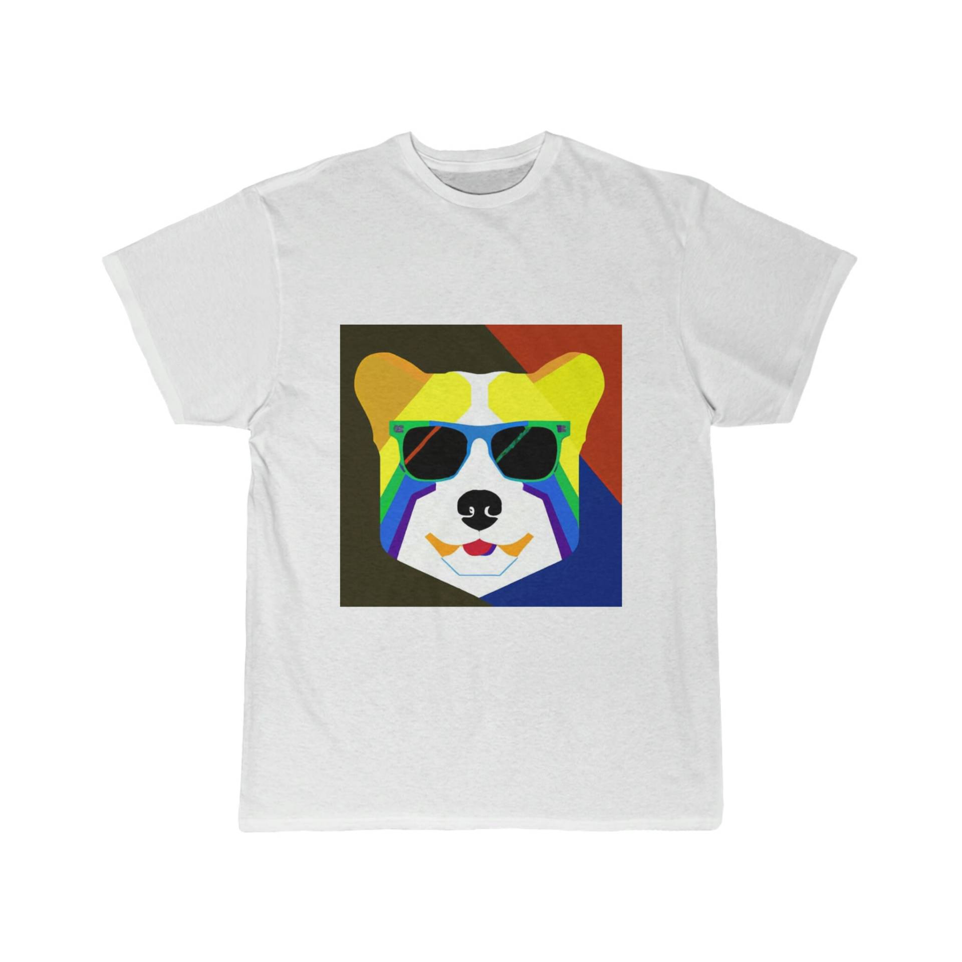 Herren T-Shirt Dog Print Herren T-Shirt Dog Print von MufasaPrints
