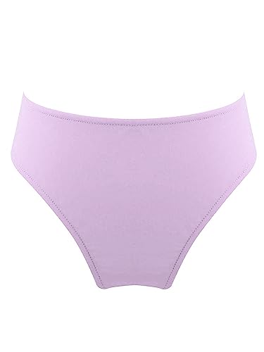 Mufeng Kinder Mädchen Badeshorts Blumen Durck Badeslips Schwimmhose Kurze Bikinihose Untershorts Unterwäsche Strand Schwimmen Lavendel 110-116 von Mufeng