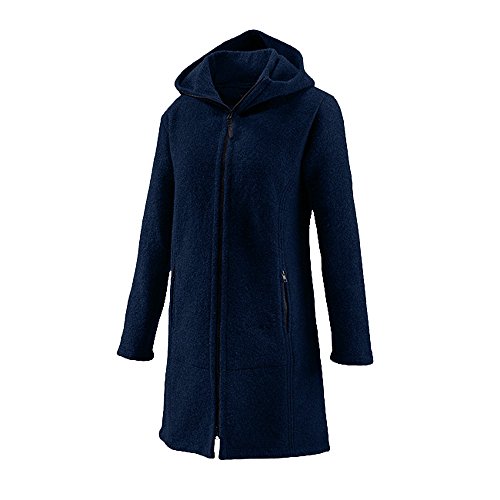 Mufflon® Damen Walk-Mantel Rika Schurwolle, Nachtblau, Gr. XS (34/36) von Mufflon