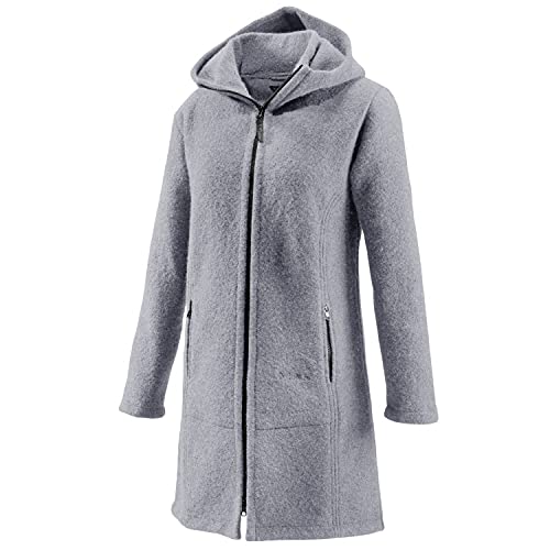 Mufflon Damen Wollmantel Mu-Rika Fog hellgrau - XL von Mufflon