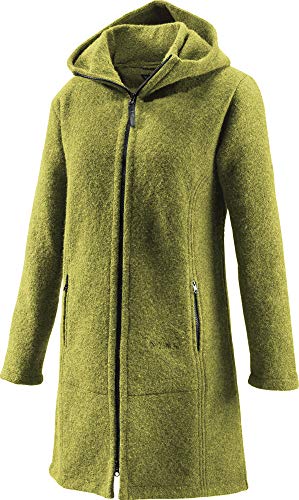 Mufflon Damen Wollmantel Rika,Farbe: kiwi, Größe: L von Mufflon