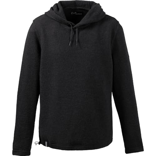 Mufflon Herren Kamir Wollpullover Schwarz L von Mufflon