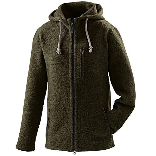 Mufflon Herren Wolljacke Mu- Bob W100 Forest Oliv grün - XL von Mufflon