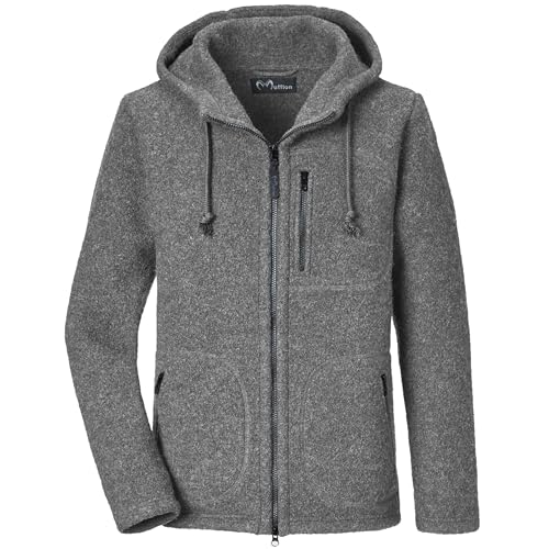 Mufflon Herren Wolljacke Mu- Halva W300 fels grau - M von Mufflon