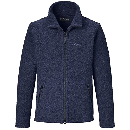 Mufflon Herren Wolljacke Mu- Jakob W300 nachtblau dunkelblau - S von Mufflon