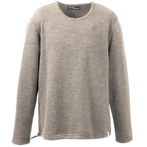 Mufflon Herren Wollpullover Mu- Viktor W50 Stone beige - XXL von Mufflon