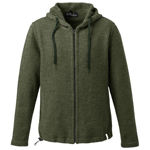 Mufflon - Kian - Merinohoodie Gr L oliv von Mufflon