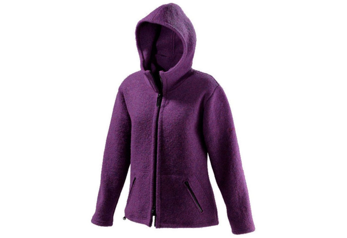 Mufflon Wolljacke Mufflon Jula W300 - Wolljacke Damen mit Kapuze von Mufflon