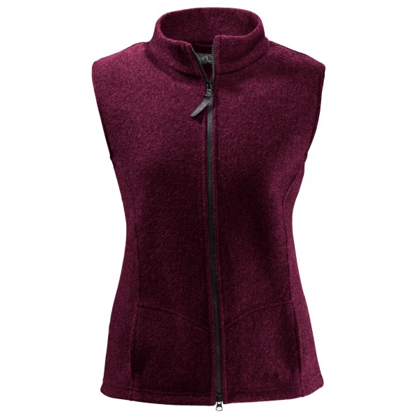 Mufflon - Women's Vita - Merinoweste Gr L rot/lila von Mufflon