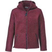 Walkjacke MU RANDY aus reiner Schurwolle, rosso von Mufflon