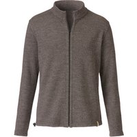 Wolljacke "Mu-Jon" aus reiner Merinowolle, granit von Mufflon