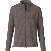 Wolljacke "Mu-Jon" aus reiner Merinowolle, granit von Mufflon