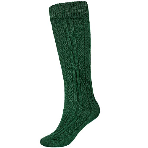 Mufimex Trachtensocken Trachtenstrümpfe Schoppersocke mit Zopfmuster Herren und Damen Grün 46 Mufimex Trachtensocken Trachtenstrümpfe Schoppersocke mit Zopfmuster Herren und Damen Grün 46 von Mufimex