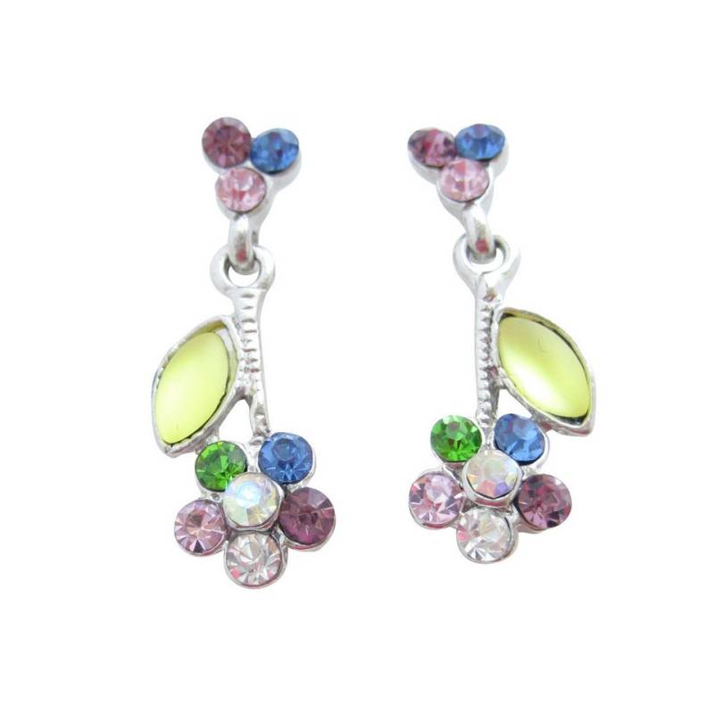 Mugello Paar Ohrhänger Fiori Ohrhänger bunt hell Party Mädchen Sommer verspielt von Mugello