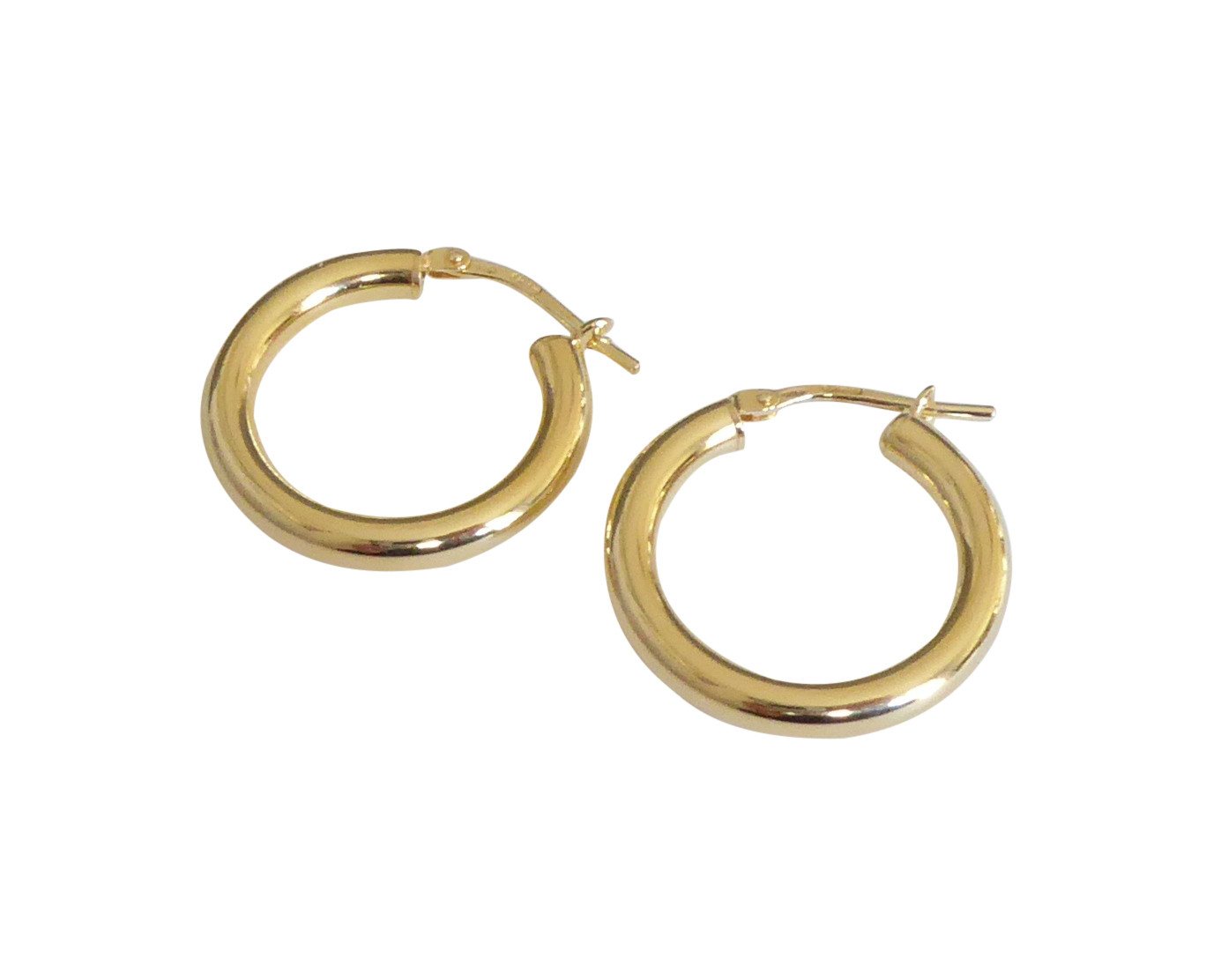 Mugello Paar Ohrstecker Daniela Creole vergoldet basic schlicht Alltag Freizeit Büro, Handarbeit Vicenza, Sterlingsilber mit 25K-Vergoldung (999-er Gold) Mugello Paar Ohrstecker Daniela Creole vergoldet basic schlicht Alltag Freizeit Büro, Handarbeit Vicenza, Sterlingsilber mit 25K-Vergoldung (999-er Gold) von Mugello