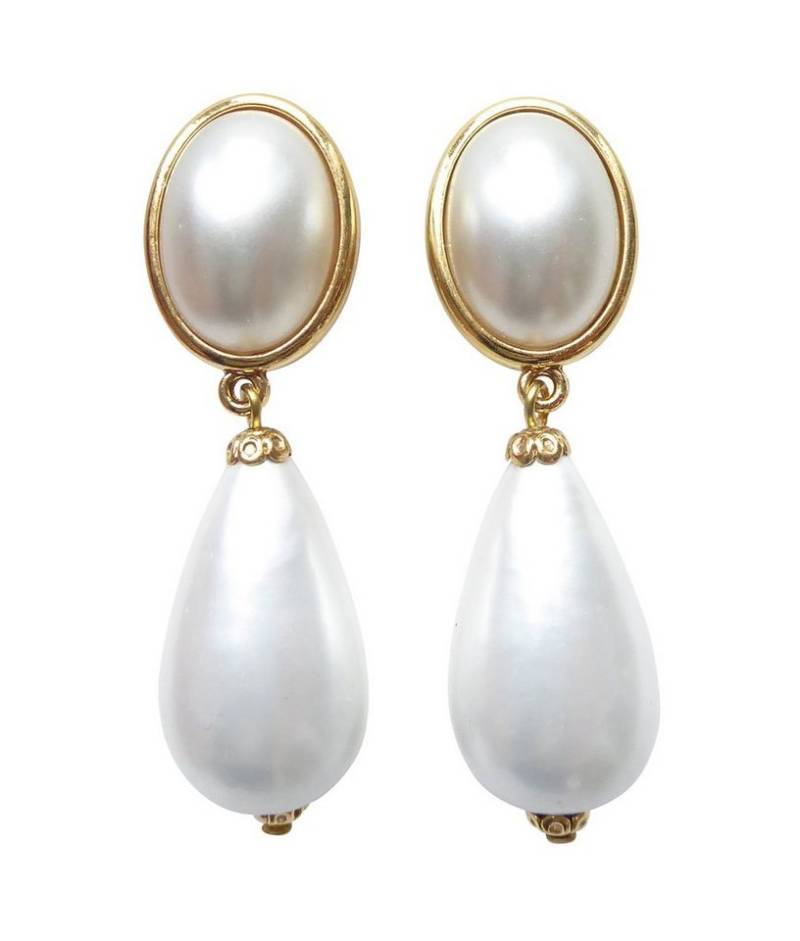 Mugello Paar Ohrstecker Viola perle Perlenohrring Hochzeit Braut klassisch, made in Germany Designer JustWin, Statementohrringe von Mugello