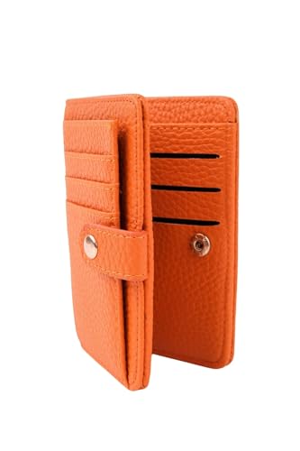 Muggo Arya Damen Geldbörse mit Reißverschluss, Münz-, Bargeld- und Kartenfächern, Orange Muggo Arya Damen Geldbörse mit Reißverschluss, Münz-, Bargeld- und Kartenfächern, Orange von Muggo