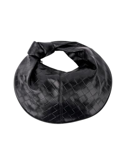 Muggo CAPSULE Damen Knotted Oval Handtasche (Schwarz) von Muggo