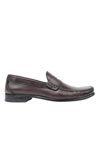 Muggo ENZO Garantierte Klassische Echtleder-Freizeitschuhe für Herren (Braun, EU-Schuhgrößensystem, Erwachsene, numerisch, Medium, 41) von Muggo