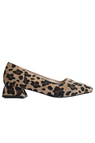 Muggo Lilith Damen Freizeitschuhe mit quadratischem Zehenbereich, kurzer Absatz, Leopardenmuster, EU-Schuhgrößensystem, Erwachsene, numerisch, Größe M, 39 Muggo Lilith Damen Freizeitschuhe mit quadratischem Zehenbereich, kurzer Absatz, Leopardenmuster, EU-Schuhgrößensystem, Erwachsene, numerisch, Größe M, 39 von Muggo