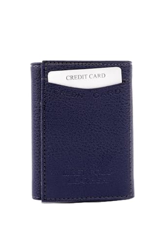 Muggo Tom Kartenetui mit Automatikmechanismus, Marineblau von Muggo