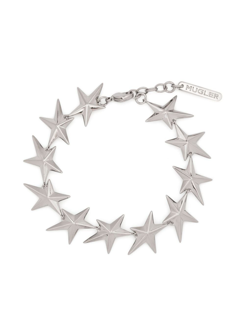 Mugler Armband mit verschlungenen Sternen - Silber von Mugler