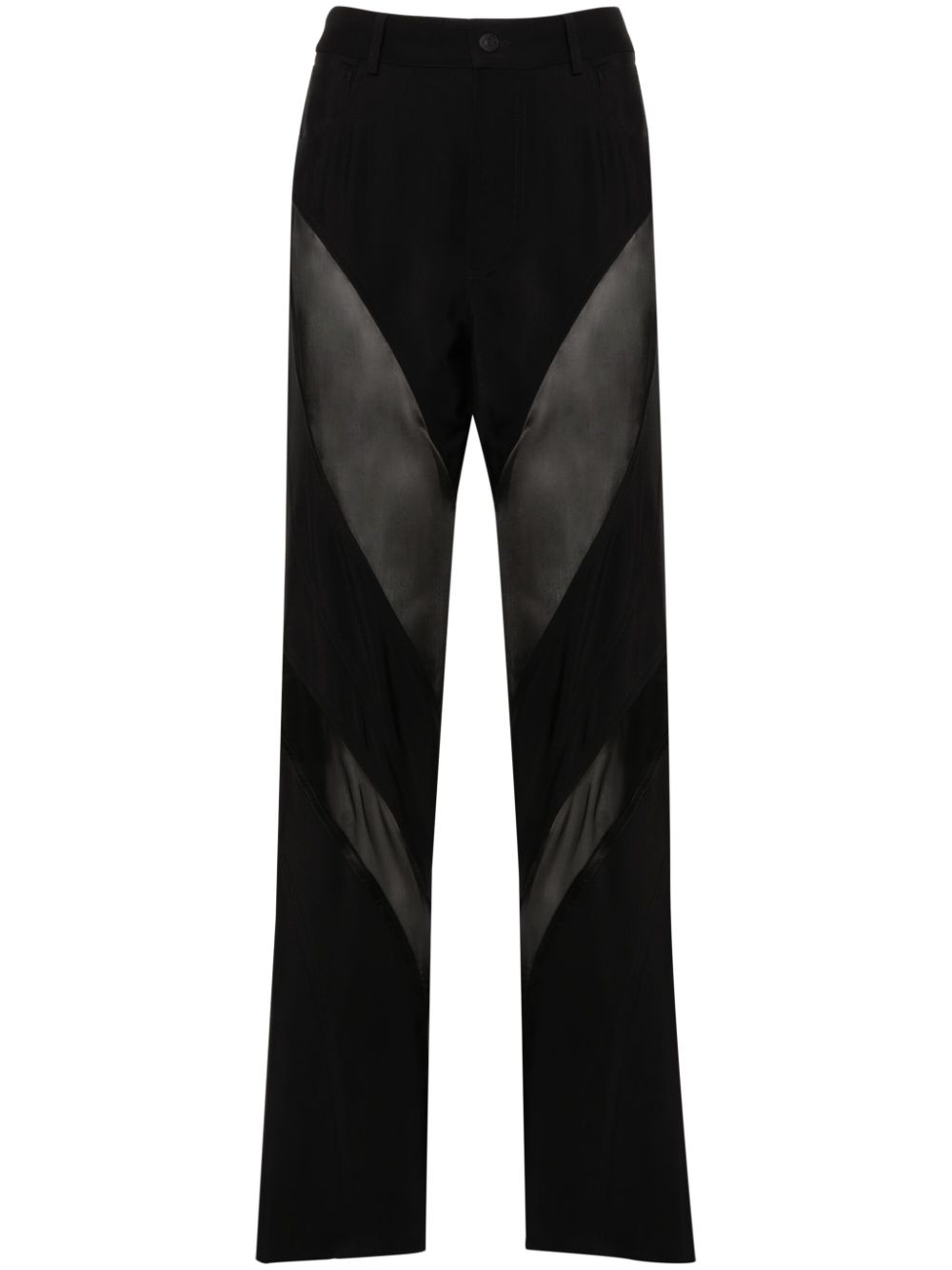 Mugler Hose mit Einsätzen - Schwarz von Mugler