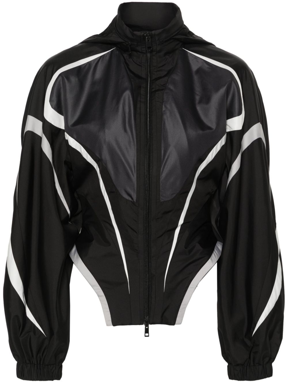 Mugler Jacke mit Korsageneinsatz - Schwarz von Mugler