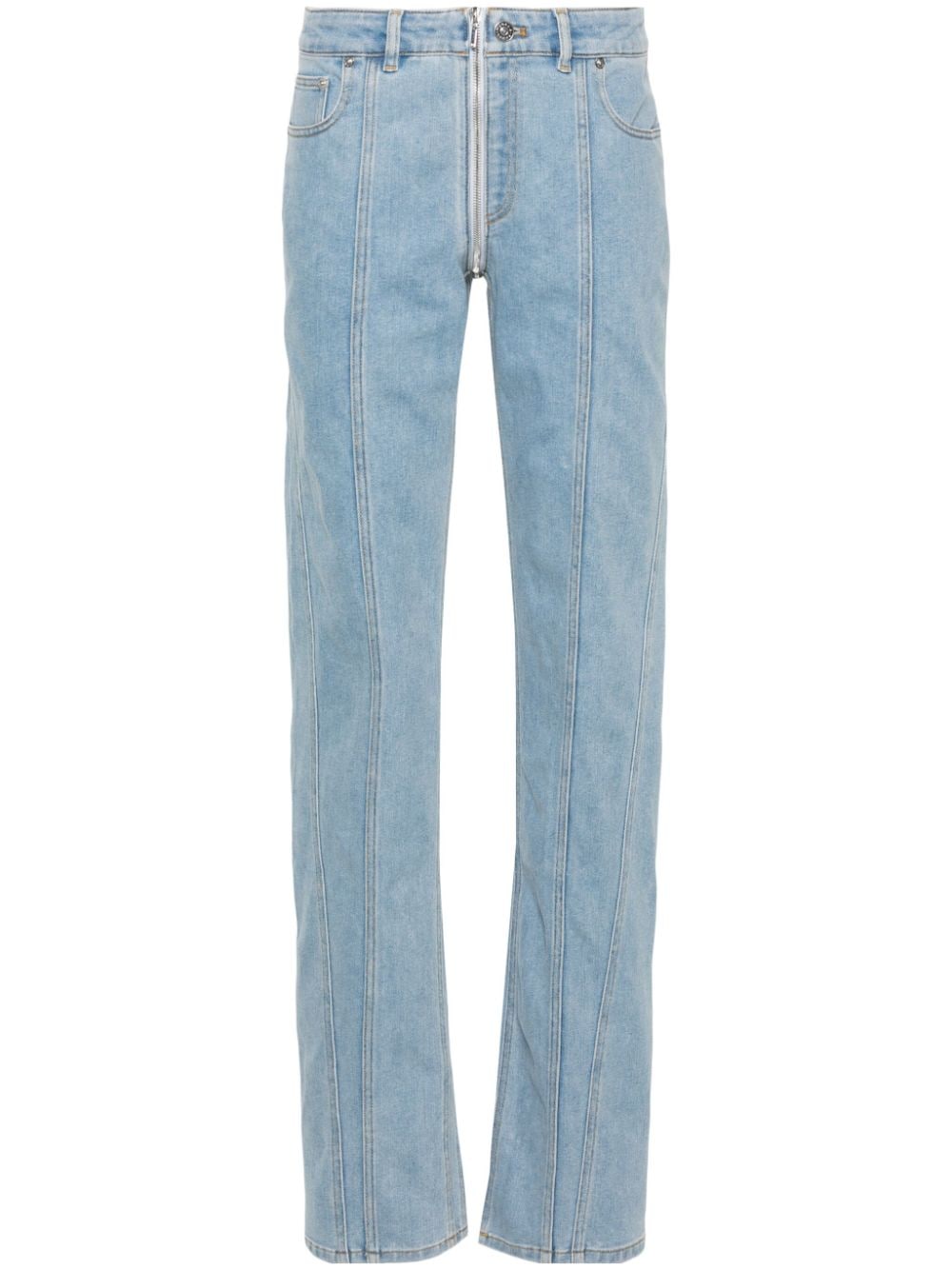 Mugler Jeans mit geradem Bein - Blau von Mugler