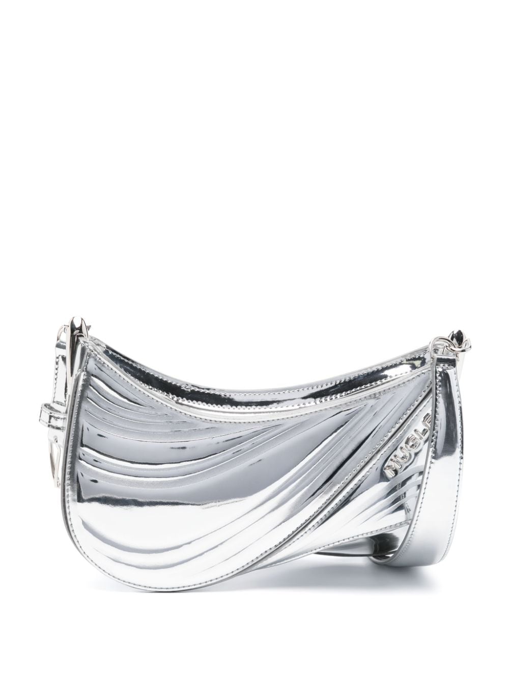 Mugler Kleine Spiral Curve 01 Umhängetasche - Silber von Mugler