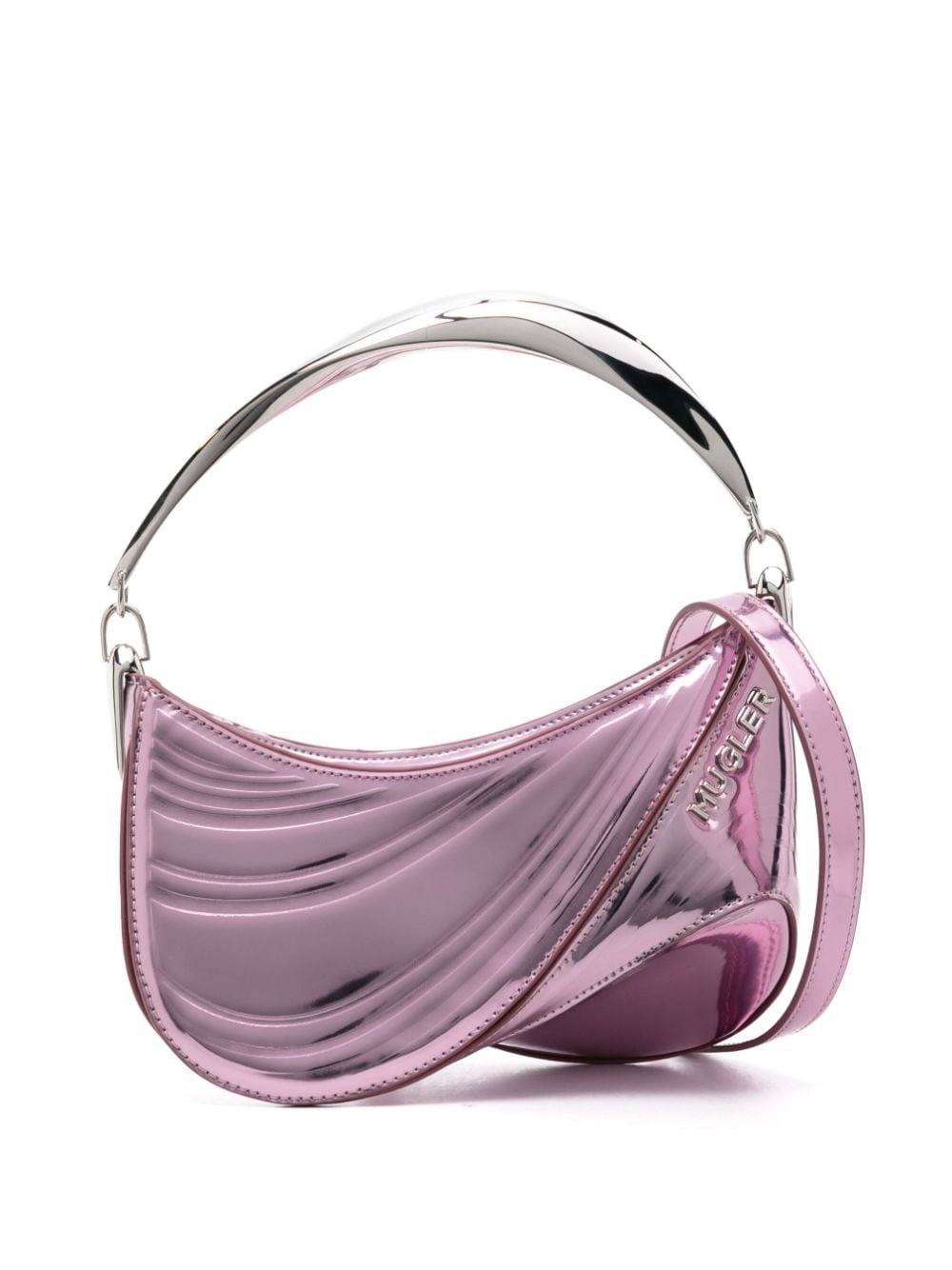 Mugler Spiral Curve 01 Handtasche - Rosa von Mugler