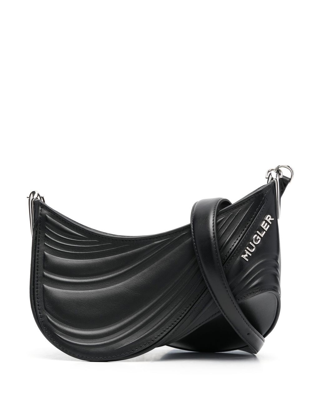 Mugler Kleine Spiral Curve 01 Tasche - Schwarz von Mugler