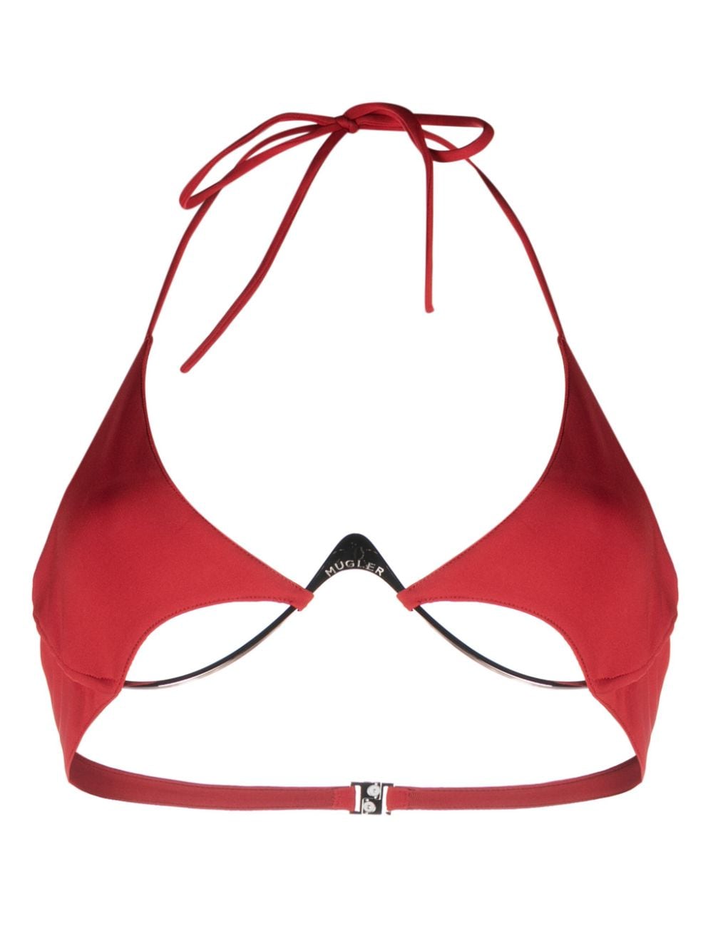 Mugler Neckholder-Bikini - Rot von Mugler