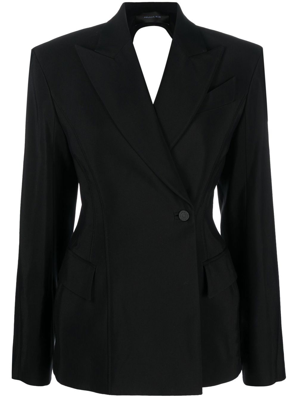 Mugler Rückenfreier Blazer - Schwarz von Mugler