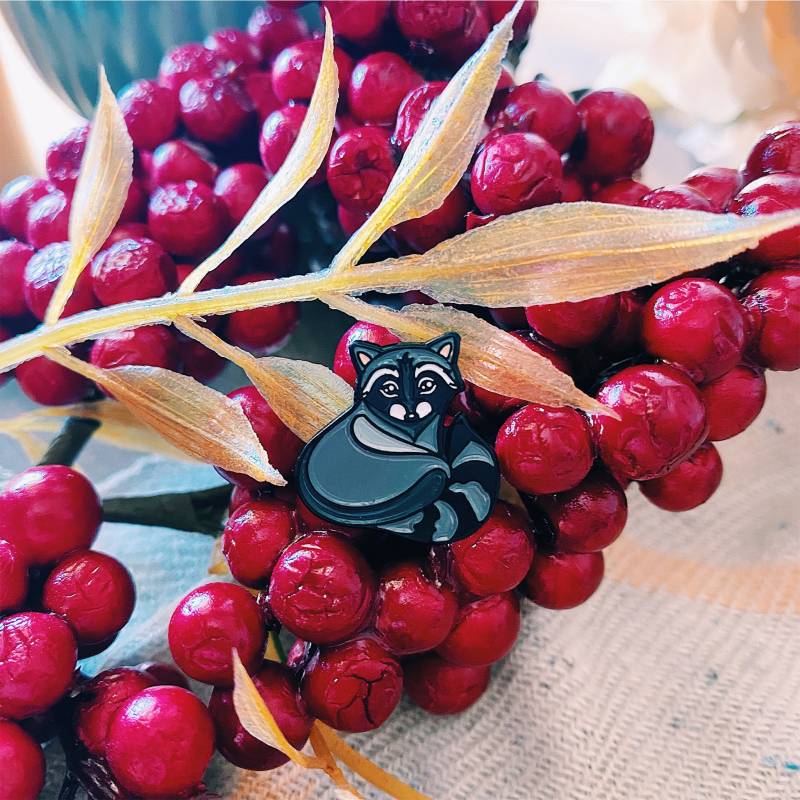 Waschbär Emaille Pin, Trash Panda, Tier Anstecknadel, Niedlicher Waschbär, Brosche, Pin Abzeichen, Charity Waschbär Emaille Pin, Trash Panda, Tier Anstecknadel, Niedlicher Waschbär, Brosche, Pin Abzeichen, Charity von MugsAndPins